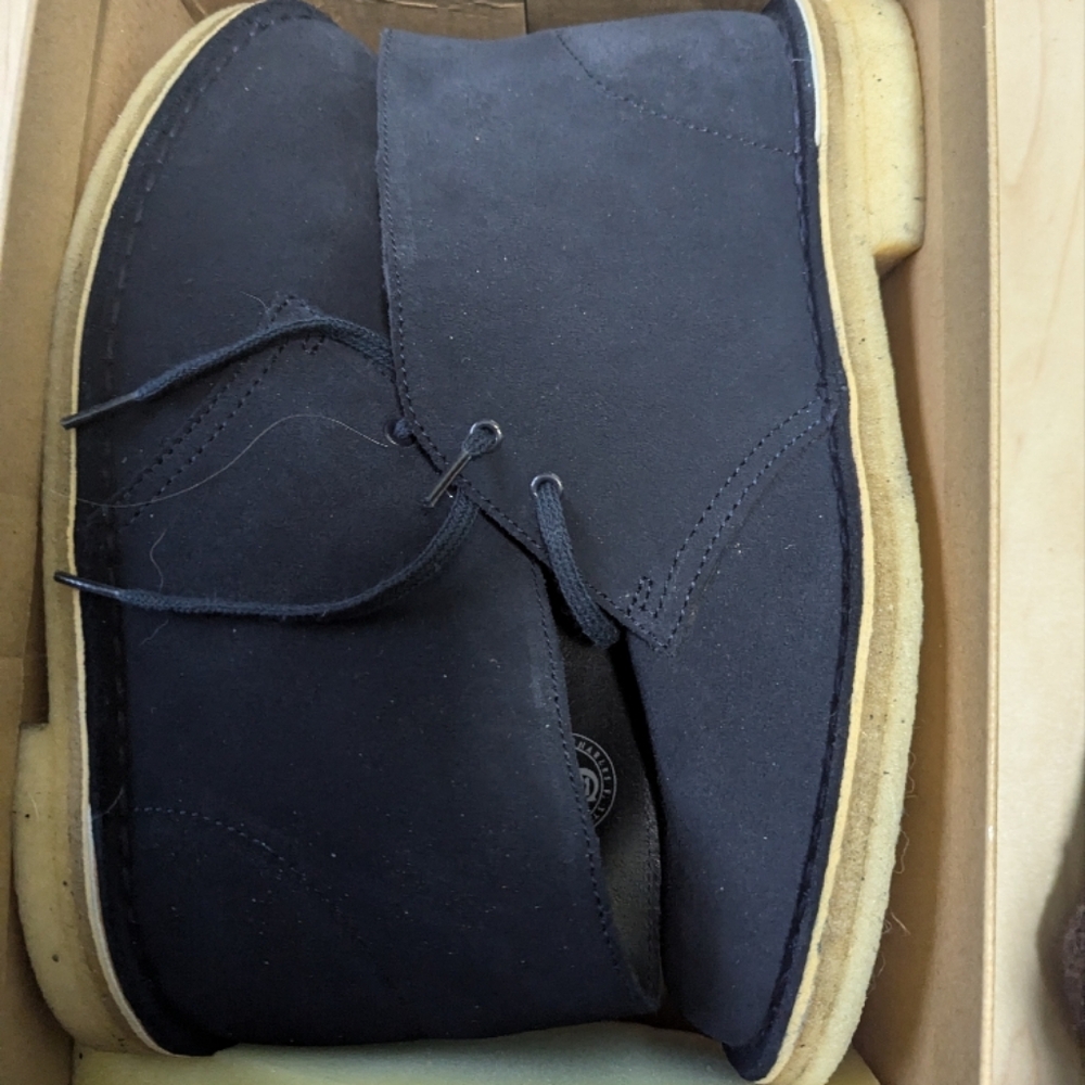 Clarks Blue Desert Boot Shoes